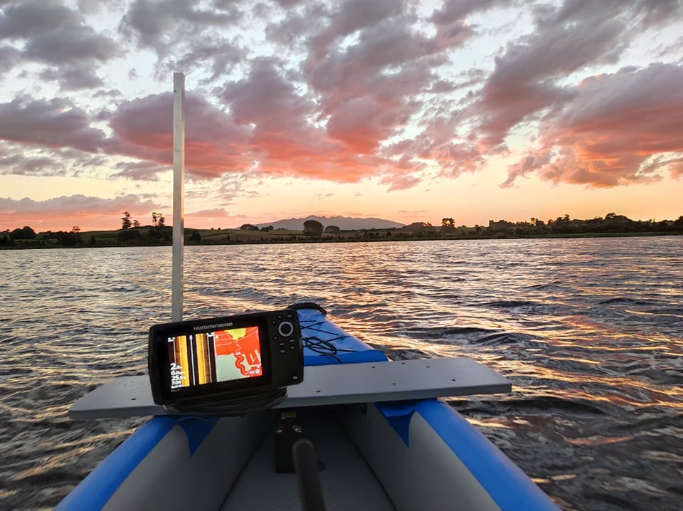 MĀKI e-kayak scanning Lake Ngaroto 3