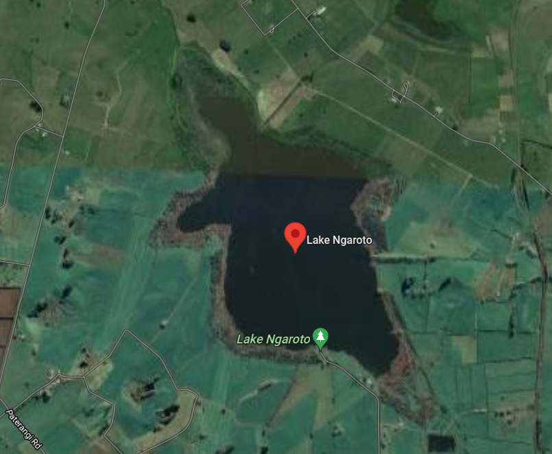 Lake Ngaroto location map
