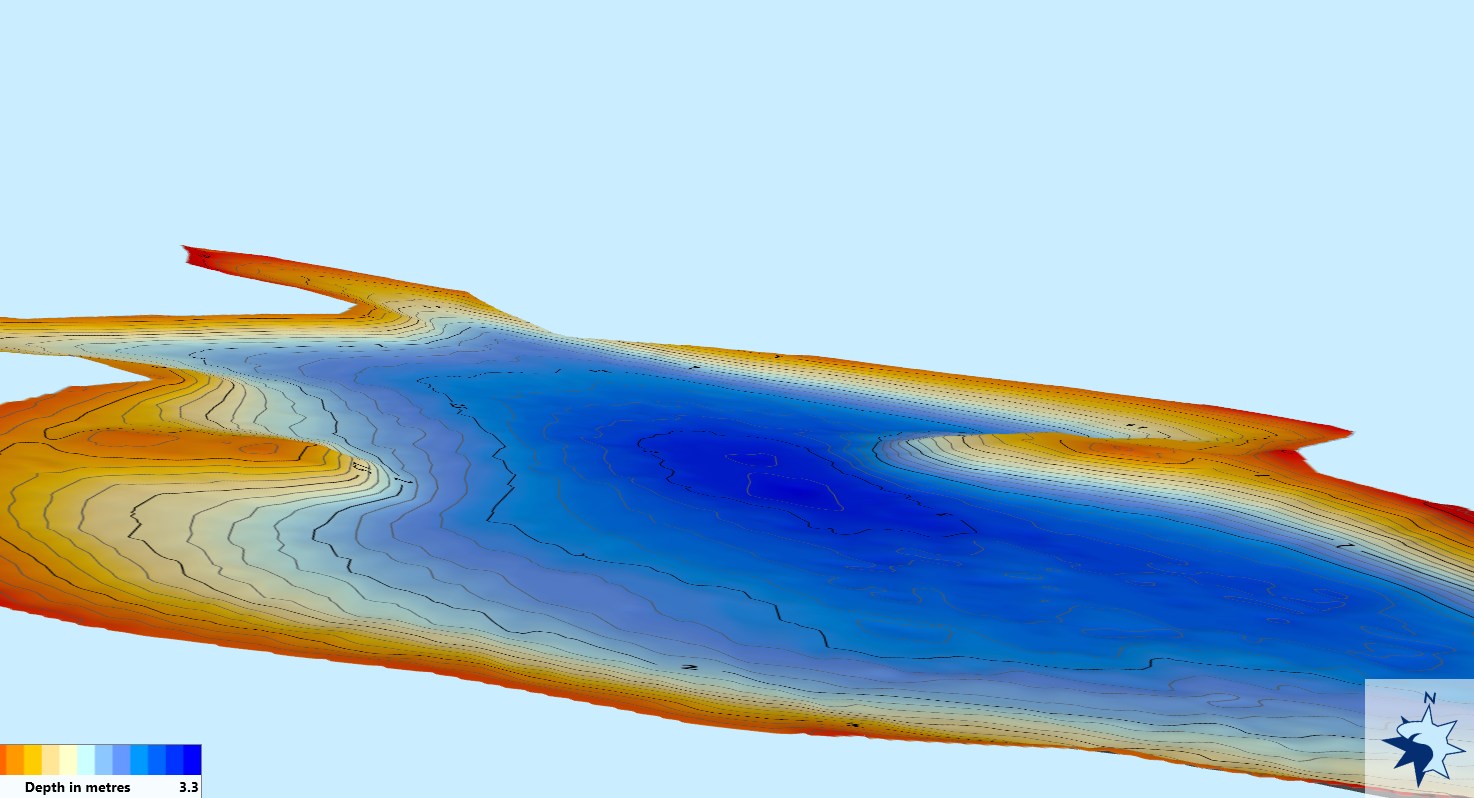 Ngaroto Lake side-scan sonar imagery 2